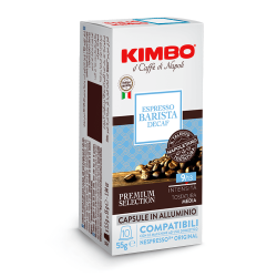 cafe Kimbo espresso barista decaf descafeinado capsulas compatibles Nespresso