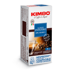 cafe Kimbo lungo intenso capsulas compatibles Nespresso